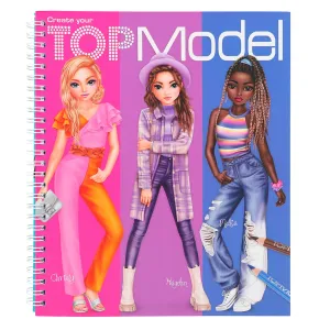 Top Model Colouring Book - Christy, Hayden And Malia
