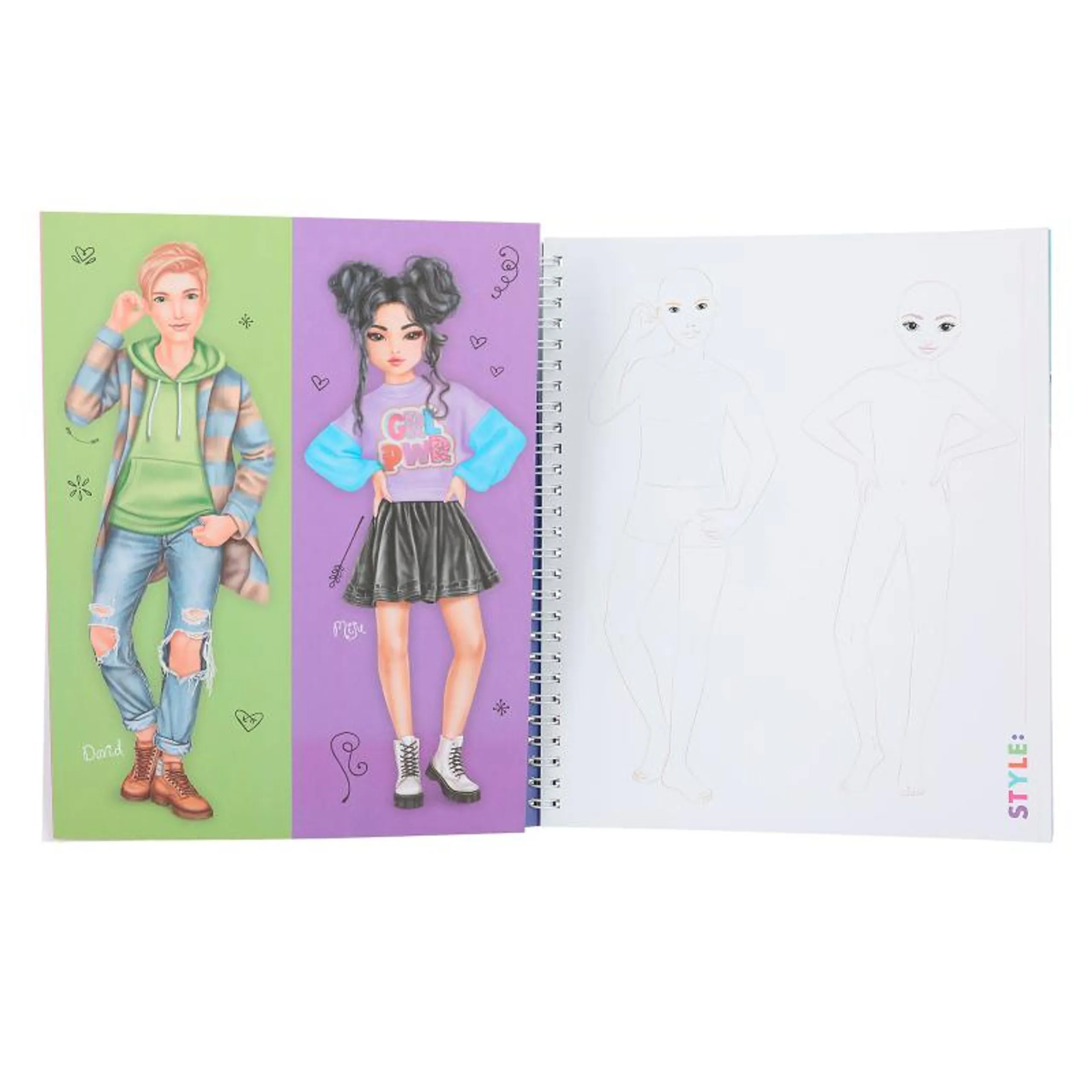 Top Model Colouring Book - Christy, Hayden And Malia