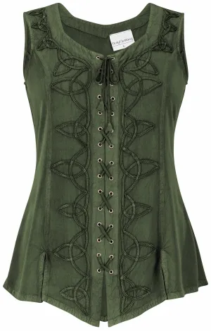 Trinity Sleeveless Limited Edition Moss Green