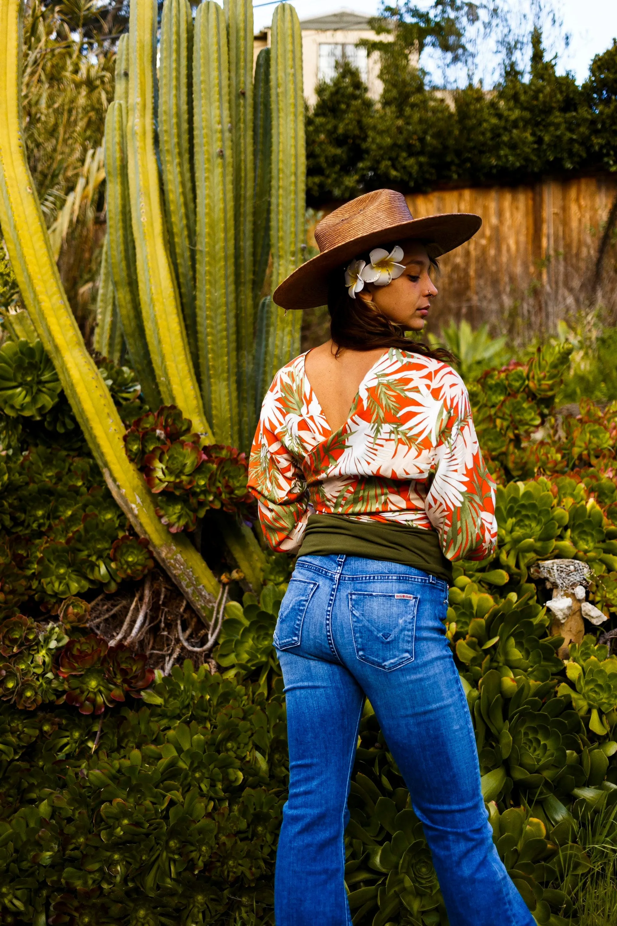 Tropical Citrus Two Way Top