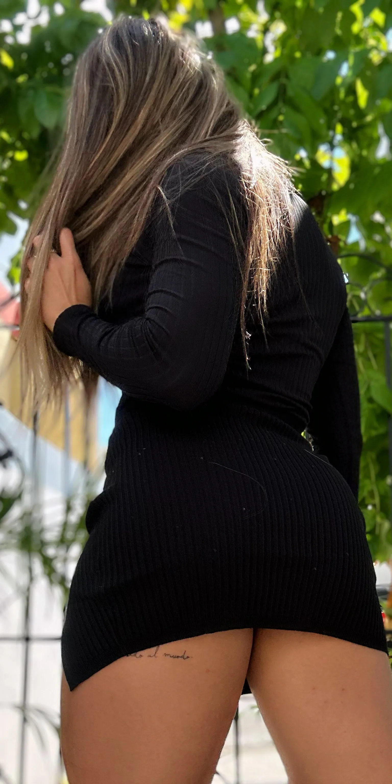 Turtle neck Black Top