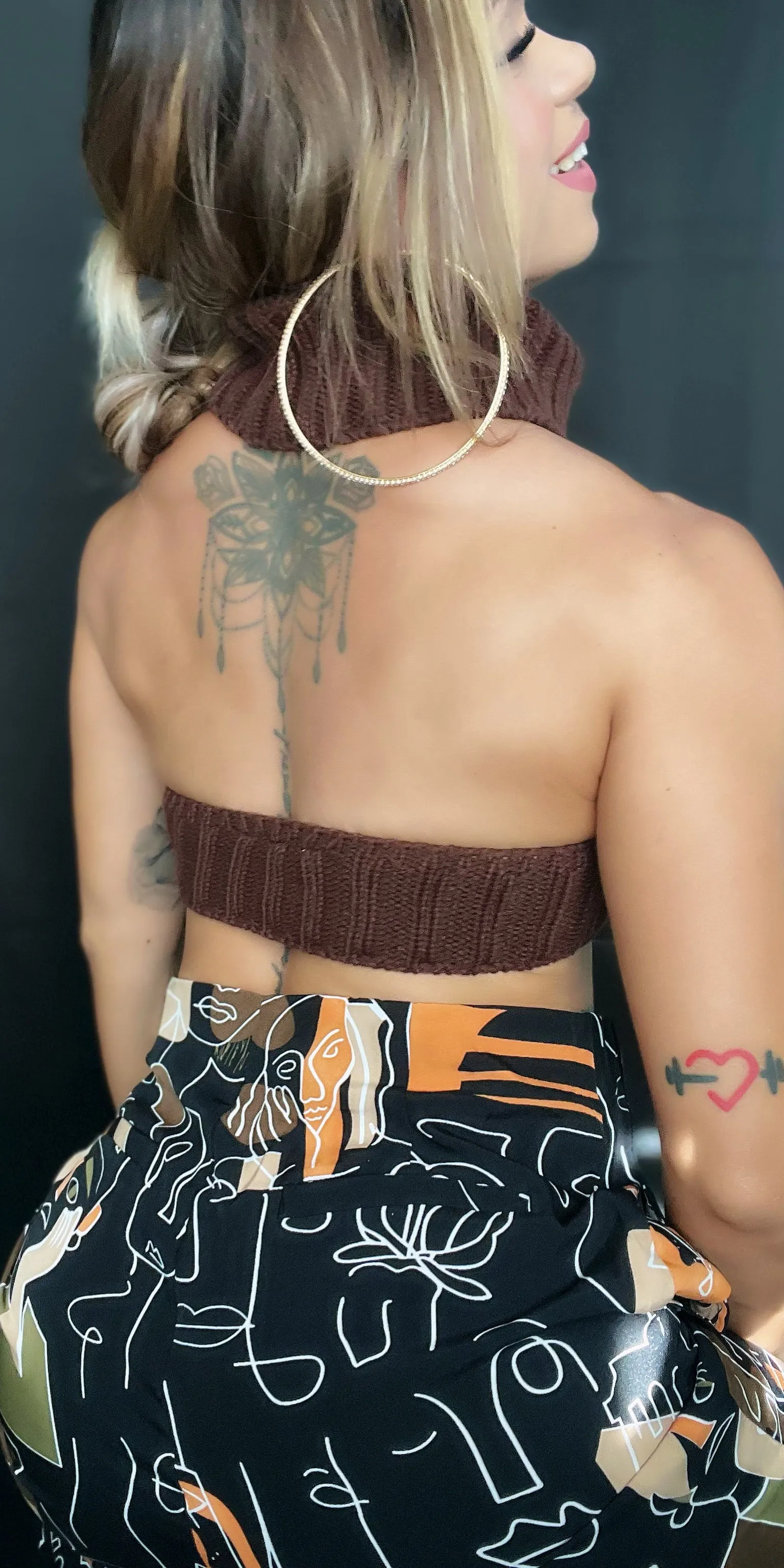 Turtle Neck Cozy Crop