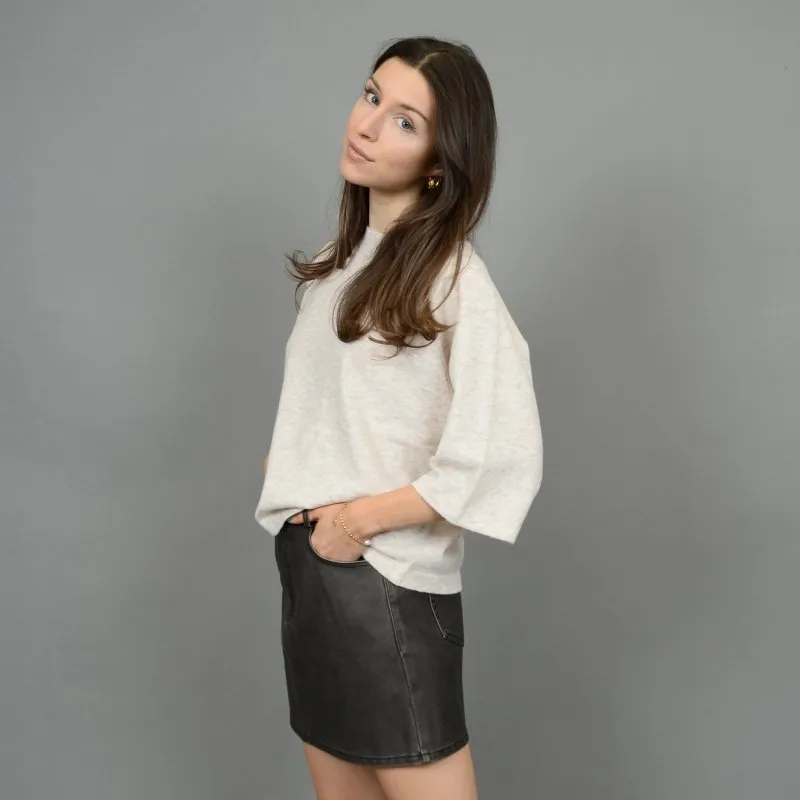 Ulla Short Sleeve Boxy Sweater