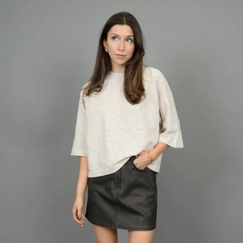 Ulla Short Sleeve Boxy Sweater