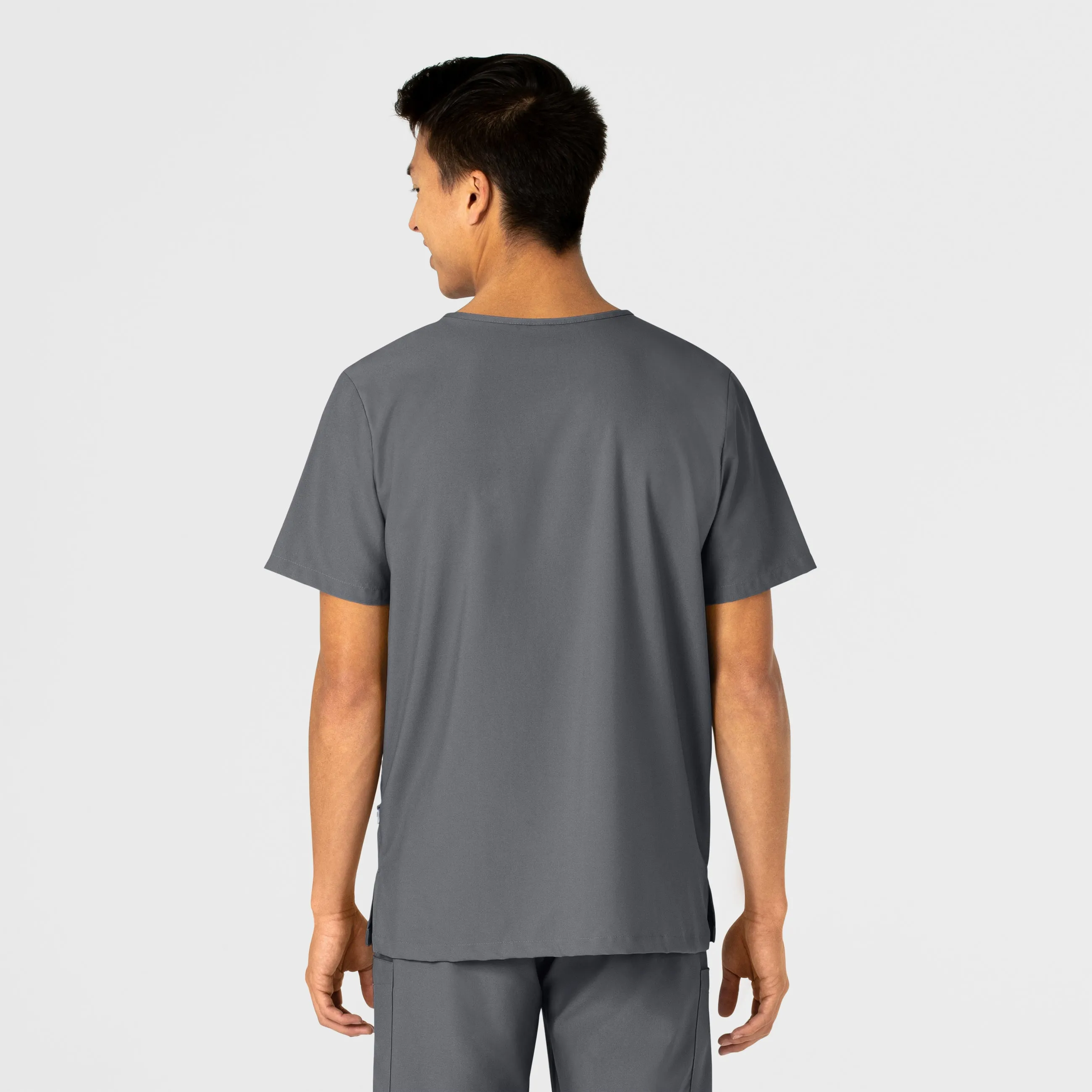 UMSL W123 Unisex 4 Pocket Utility Scrub Top With Logo