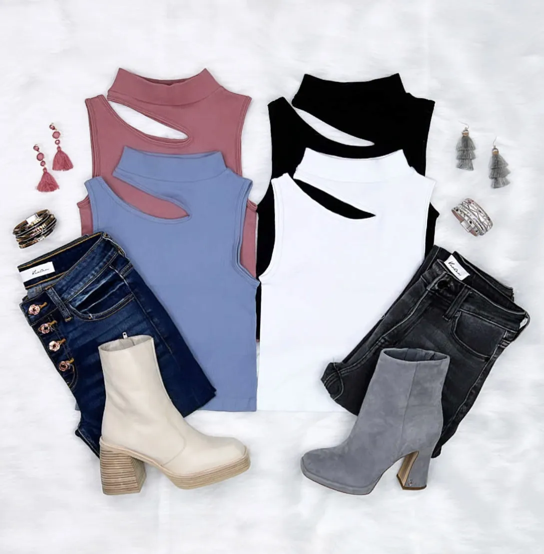 Unexpected Outcome Cropped Tank Top