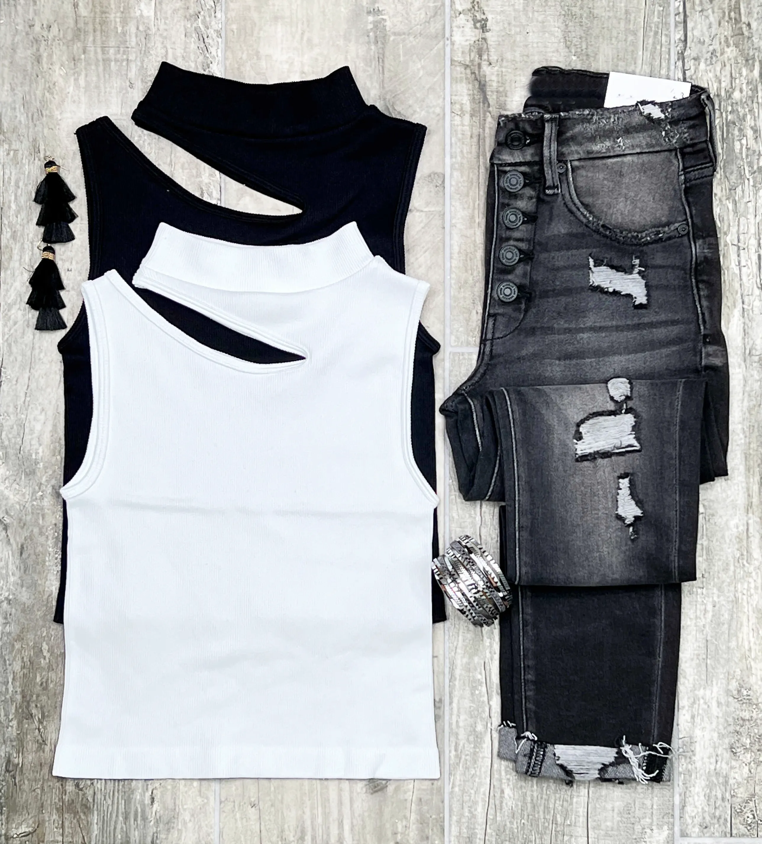 Unexpected Outcome Cropped Tank Top