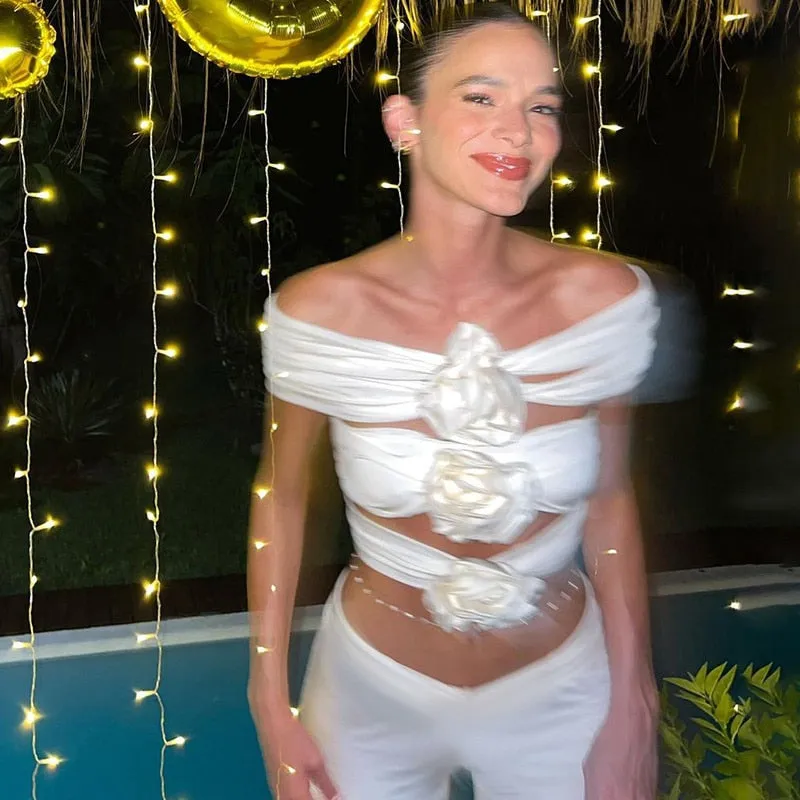 Uniwim 2024 AMBER CROP TOP