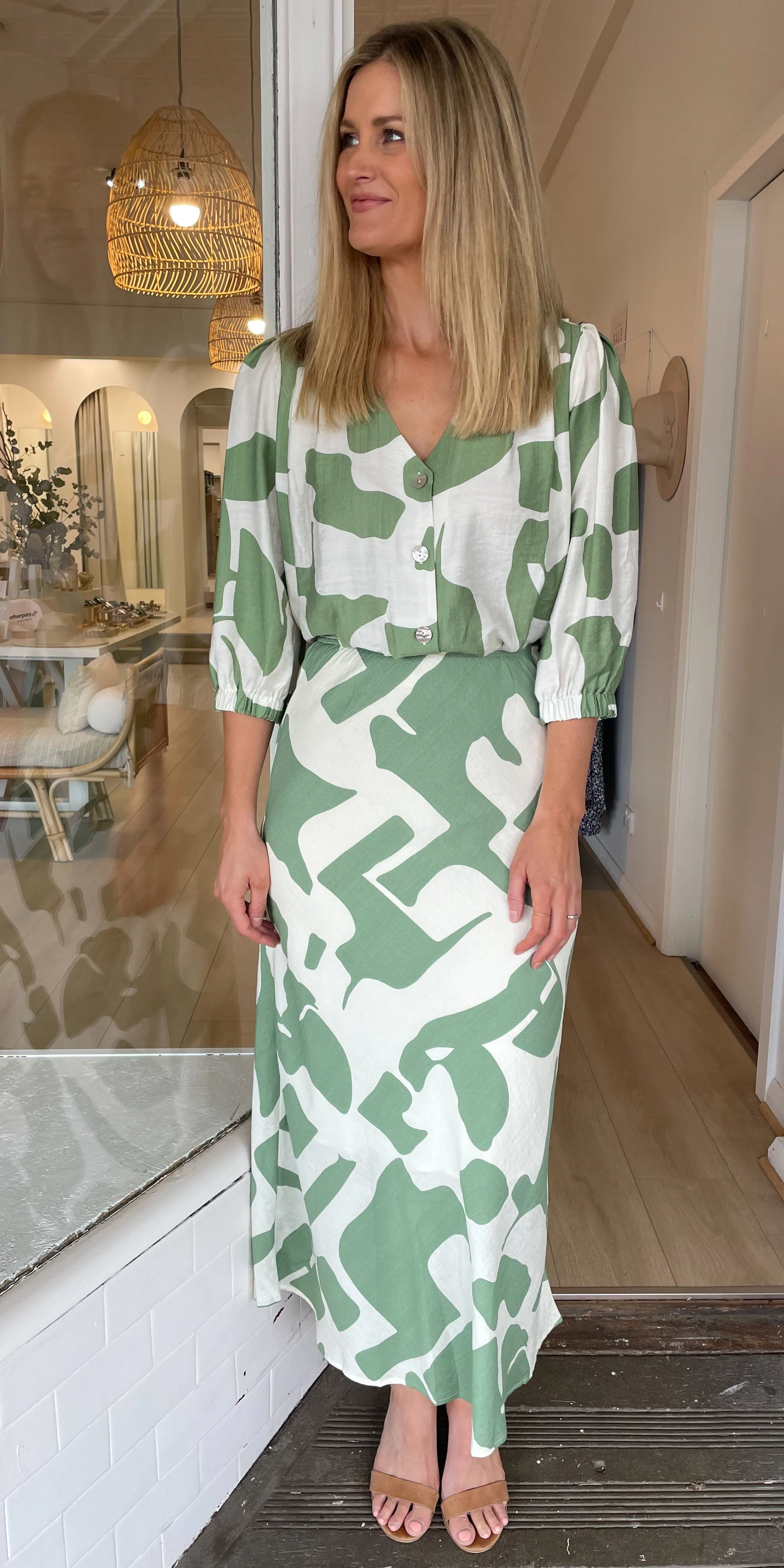 Valentina top - green