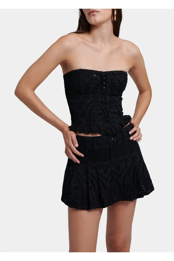 Valeria Eyelet Corset Top