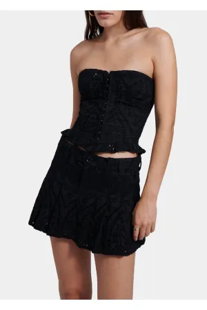 Valeria Eyelet Corset Top