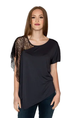 Velvet by Graham & Spencer Lulia Asymmetrical Hem Top