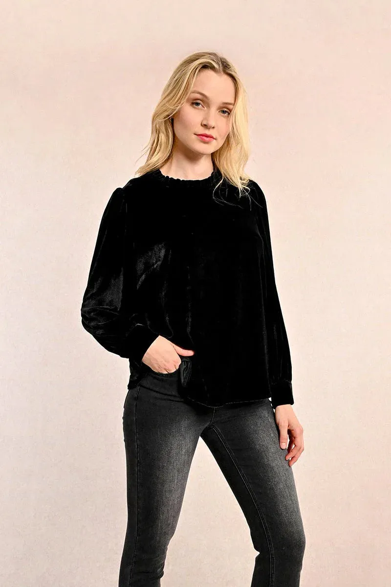 Velvet Top - Black