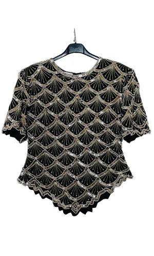 Vintage Sequin 1920’s style Gatsby Top