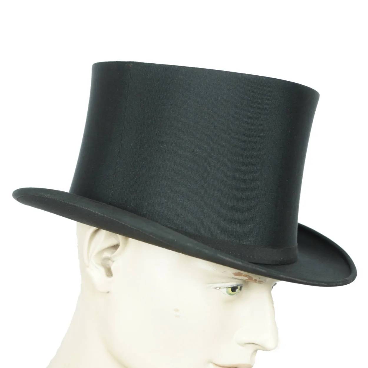 Vintage Silk Top Hat Collapsible Woodrow Made in England for Holt Renfrew Sz XXL