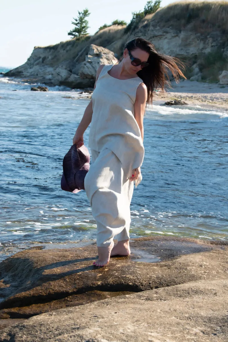 VIOLET Linen Top