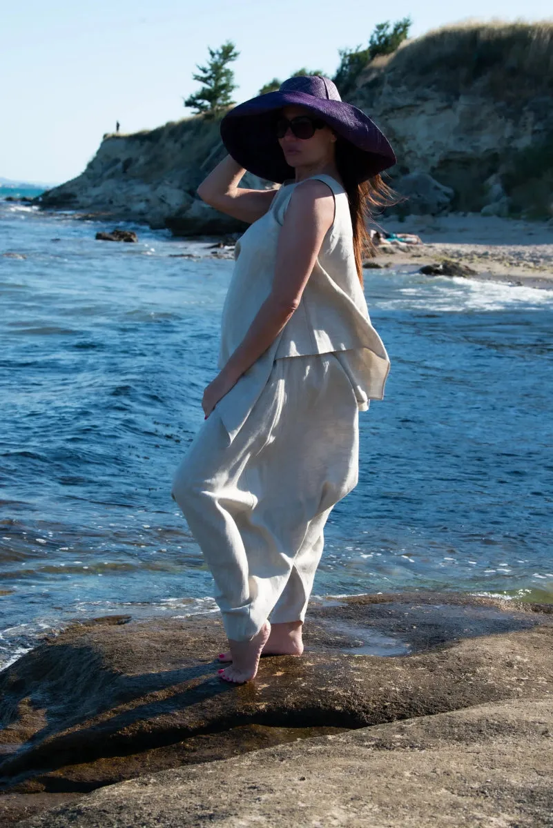 VIOLET Linen Top