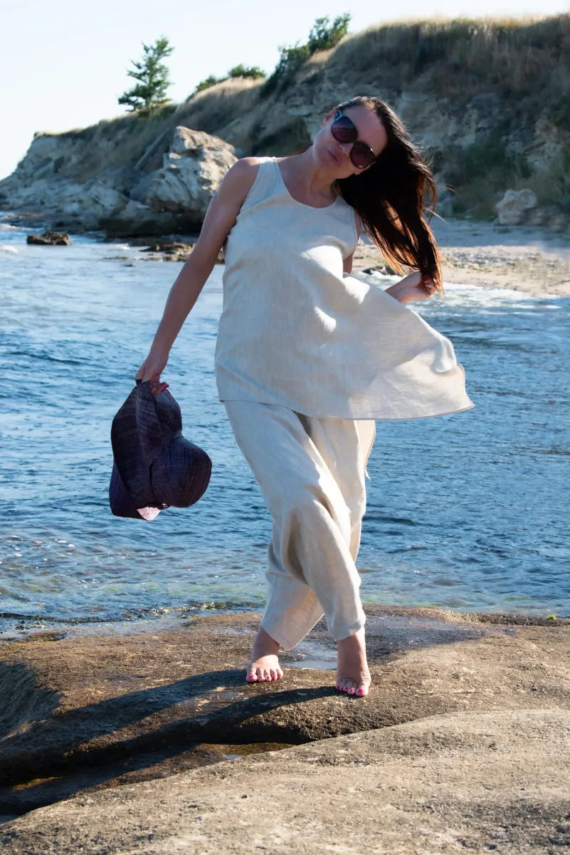 VIOLET Linen Top