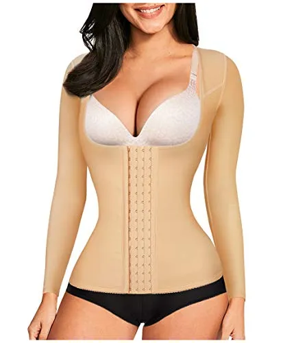 Waist Trainer Corset & Upper Arm Shaper Compression Top