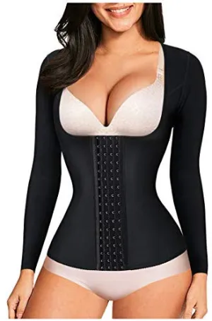 Waist Trainer Corset & Upper Arm Shaper Compression Top