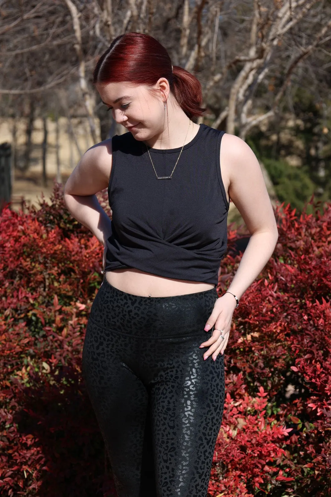 When We Crossed Paths Tank Athletic Top