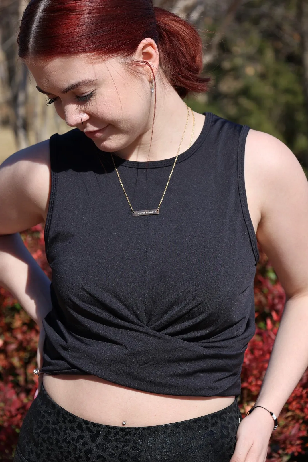 When We Crossed Paths Tank Athletic Top