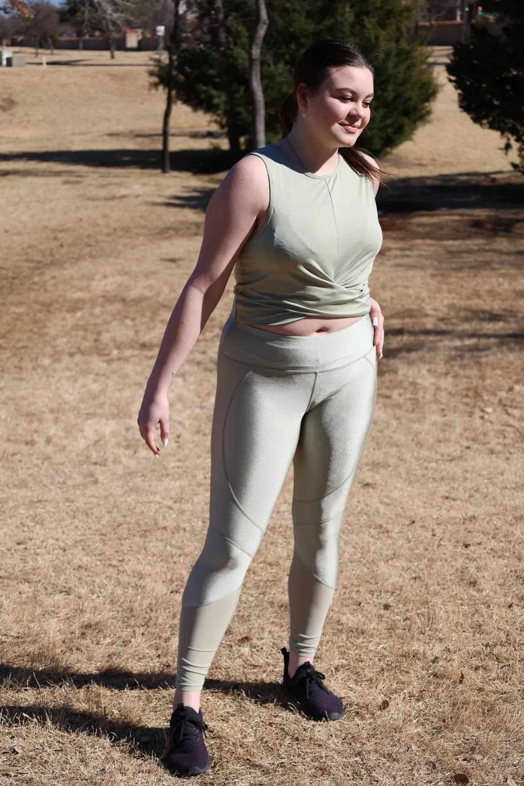 When We Crossed Paths Tank Athletic Top