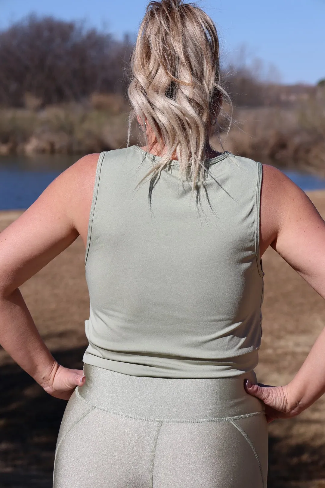 When We Crossed Paths Tank Athletic Top