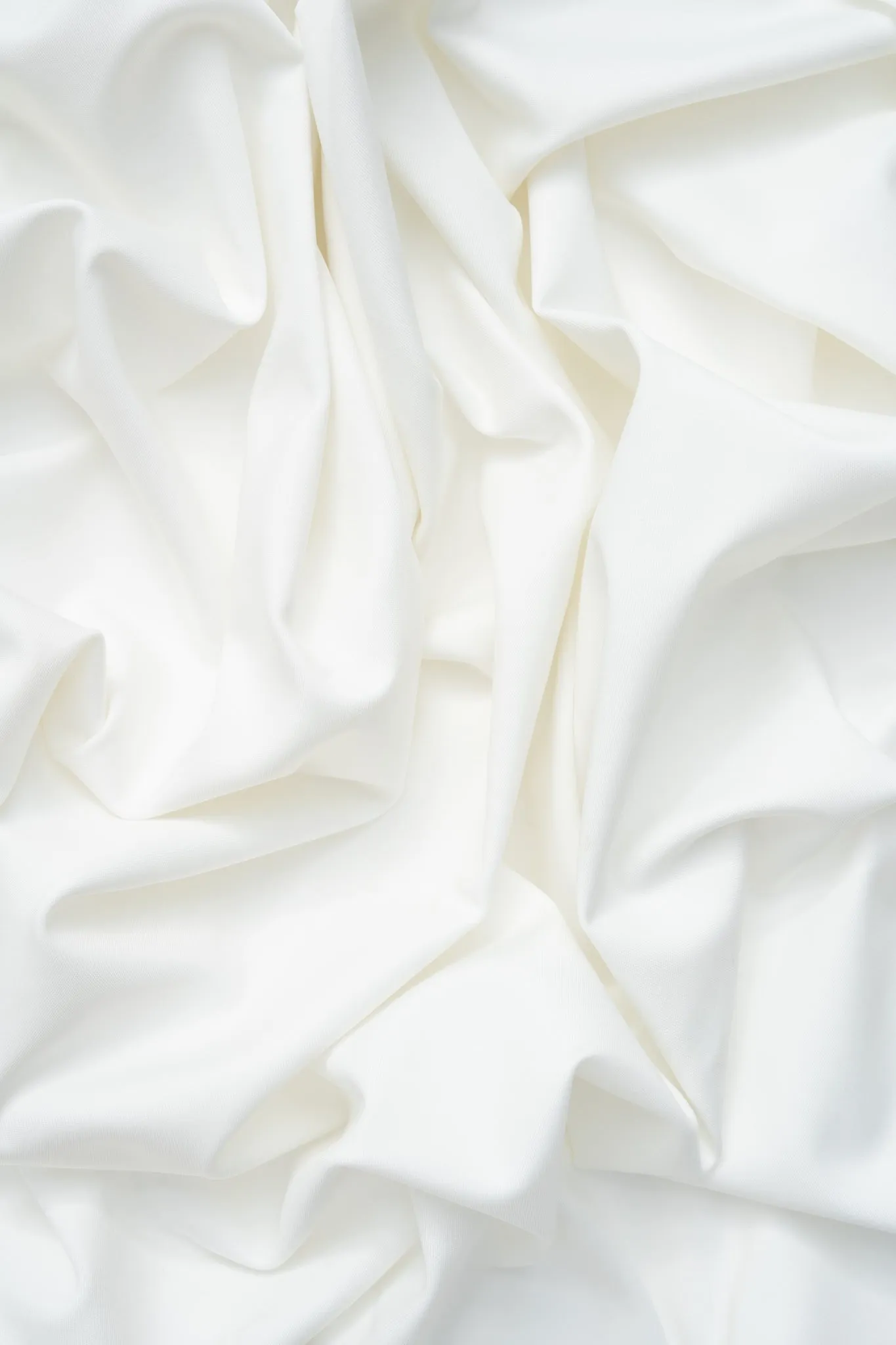 White Long Sleeves Top (Scuba)