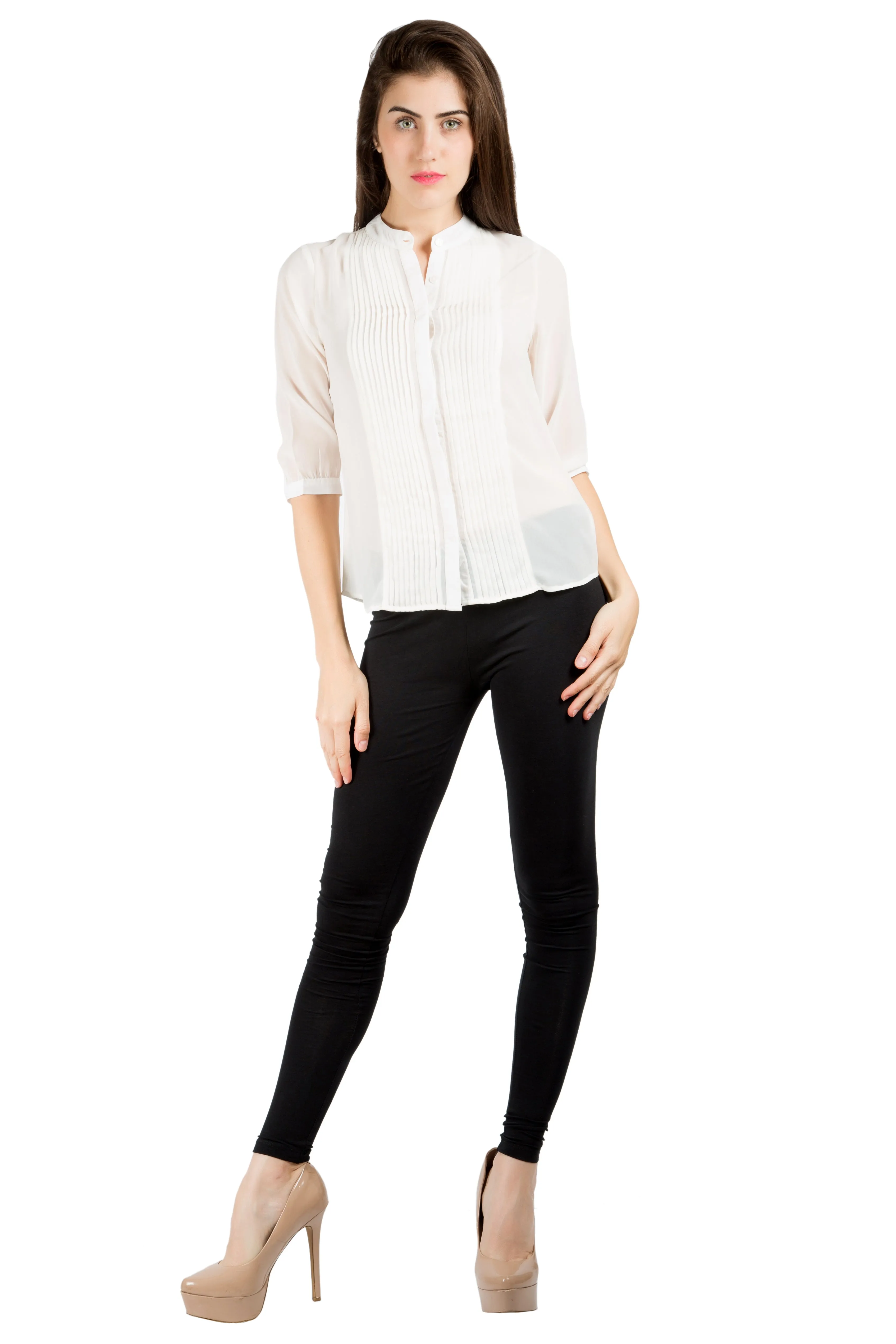 White Solid Top