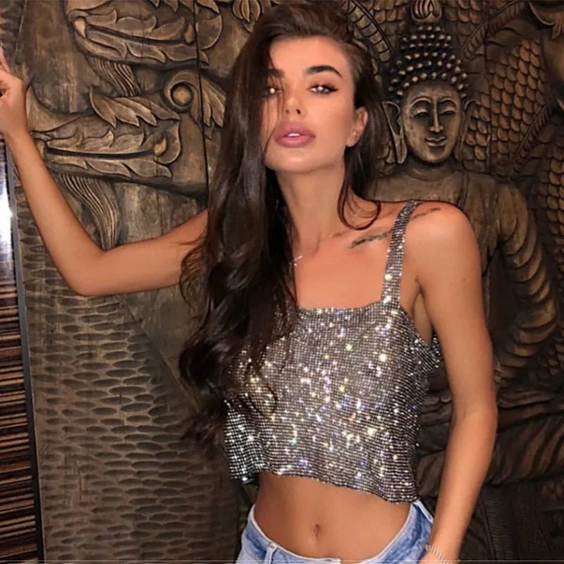 Wjczt 2024 SOFIA RHINESTONE TOP