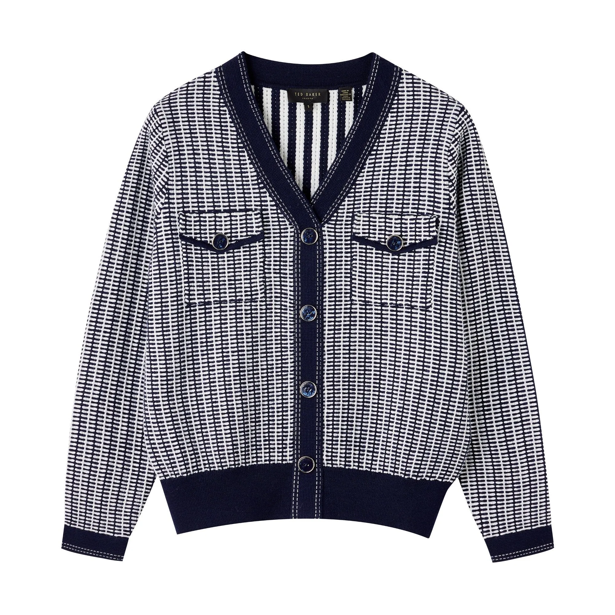Women Wmk-Perdia-Aw20Tb999051 Pocket Jumper - Navy