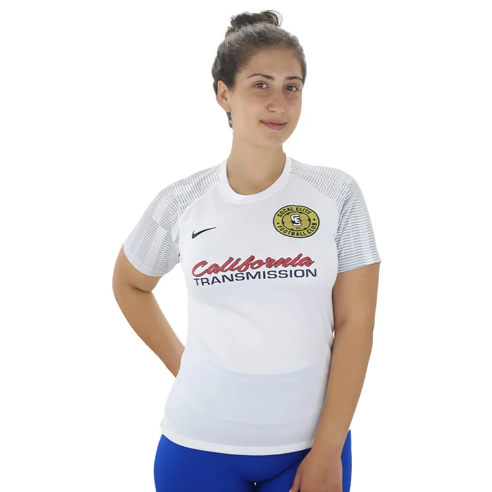 Women's California Print Number 2 Back Sport Top,White