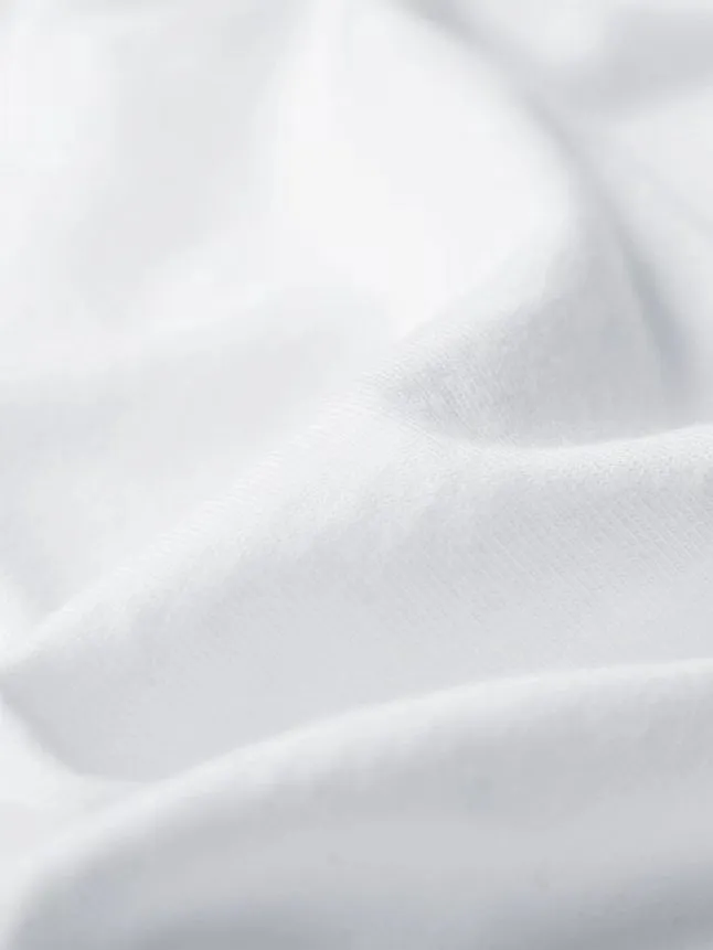 Women's Classic-Fit 100% Cotton Long-Sleeve Crewneck White T-Shirt by Kaja Clothing - Miranda Top