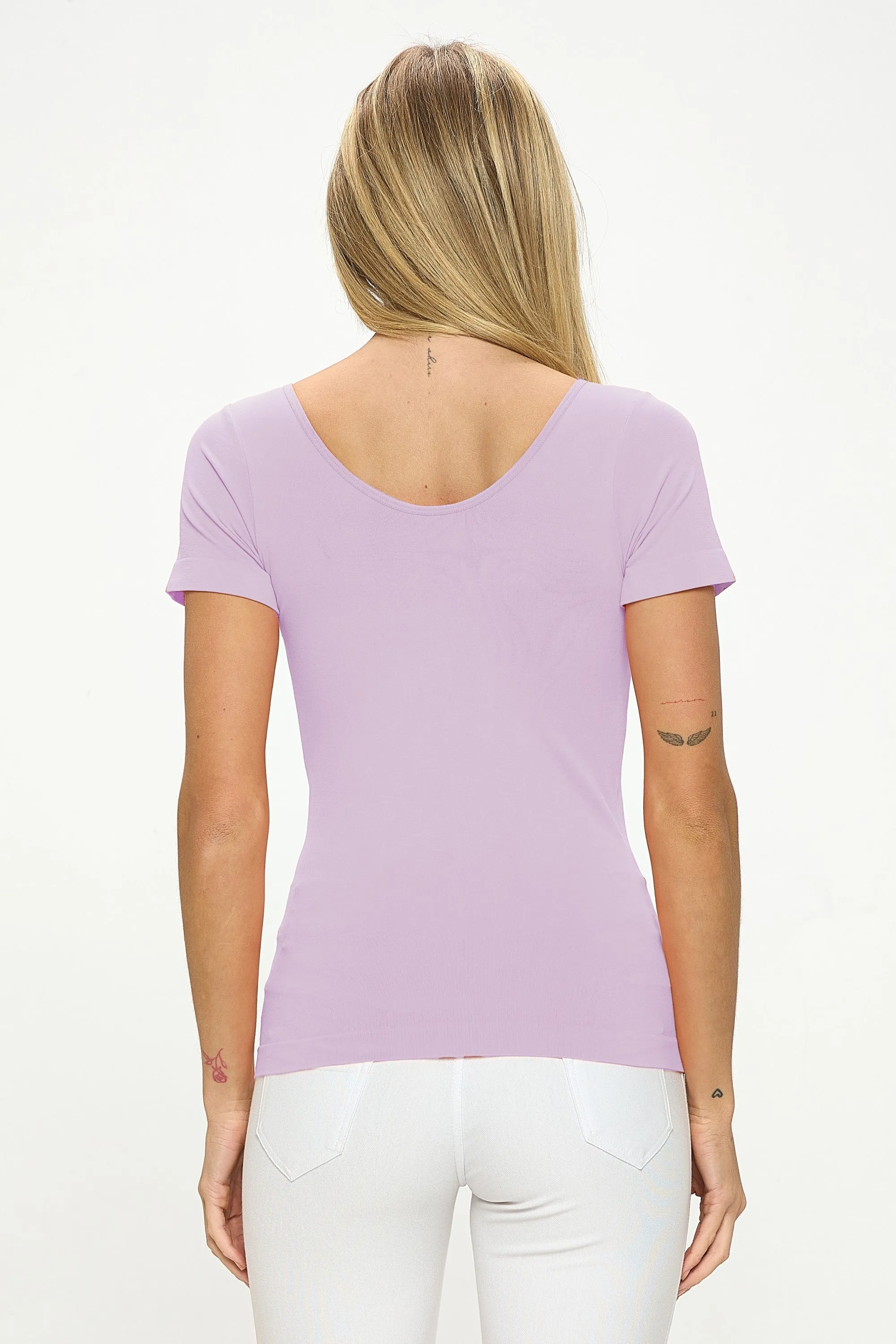Women’s Essential Reversible Seamless Short Sleeve Top