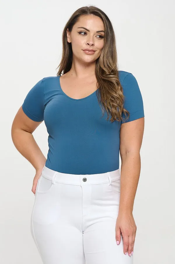 Women’s Essential Reversible Seamless Short Sleeve Top