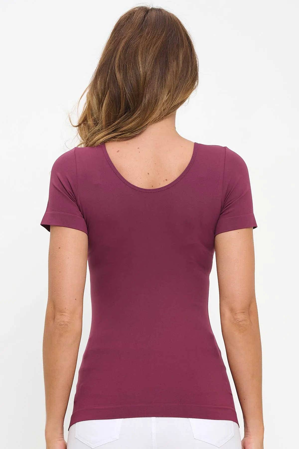 Women’s Essential Reversible Seamless Short Sleeve Top