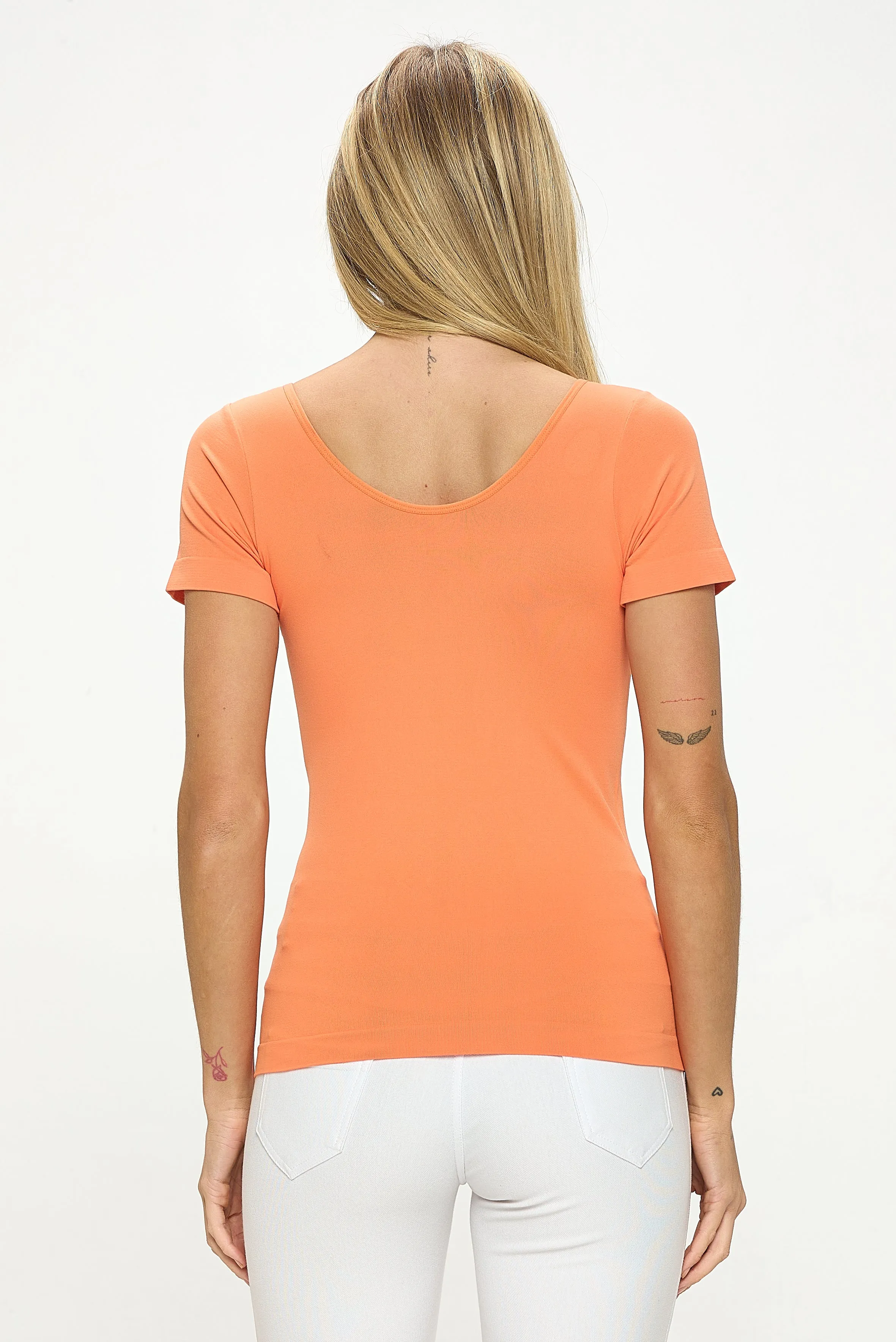 Women’s Essential Reversible Seamless Short Sleeve Top