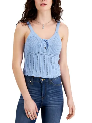 Women's Knitted Casual Top,Blue