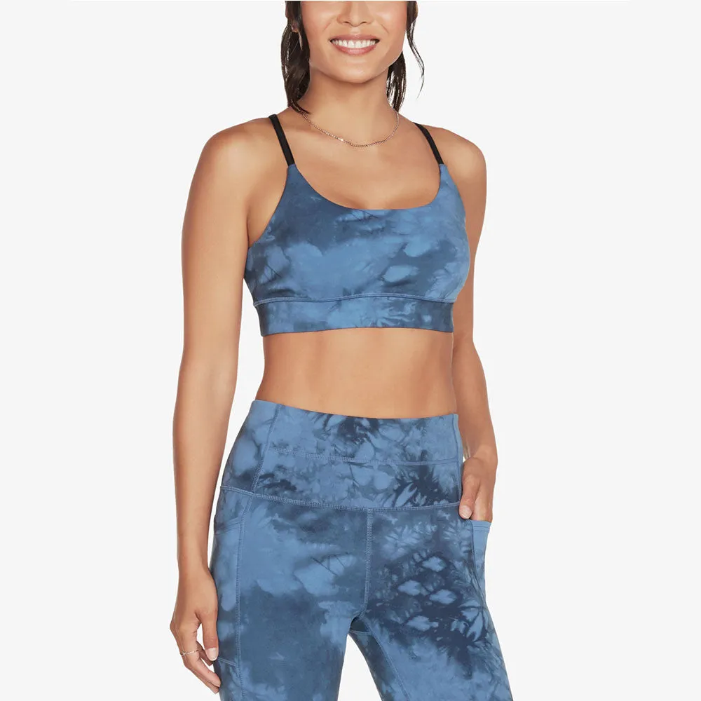 Women's Washed Sport Bra,Blue
