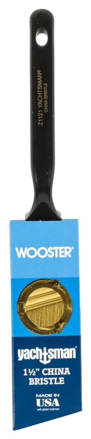 Wooster Z1121-2-1/2 Paint Brush, 2-1/2 in W, 2-11/16 in L Bristle, China Bristle, Sash Handle :EA: QUANTITY: 1