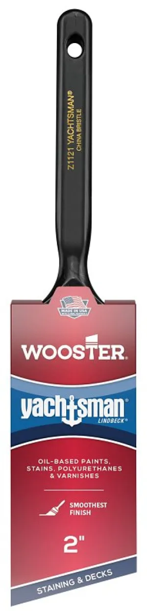 Wooster Z1121-2 Paint Brush, 2 in W, 2-7/16 in L Bristle, China Bristle, Sash Handle :EA: QUANTITY: 1