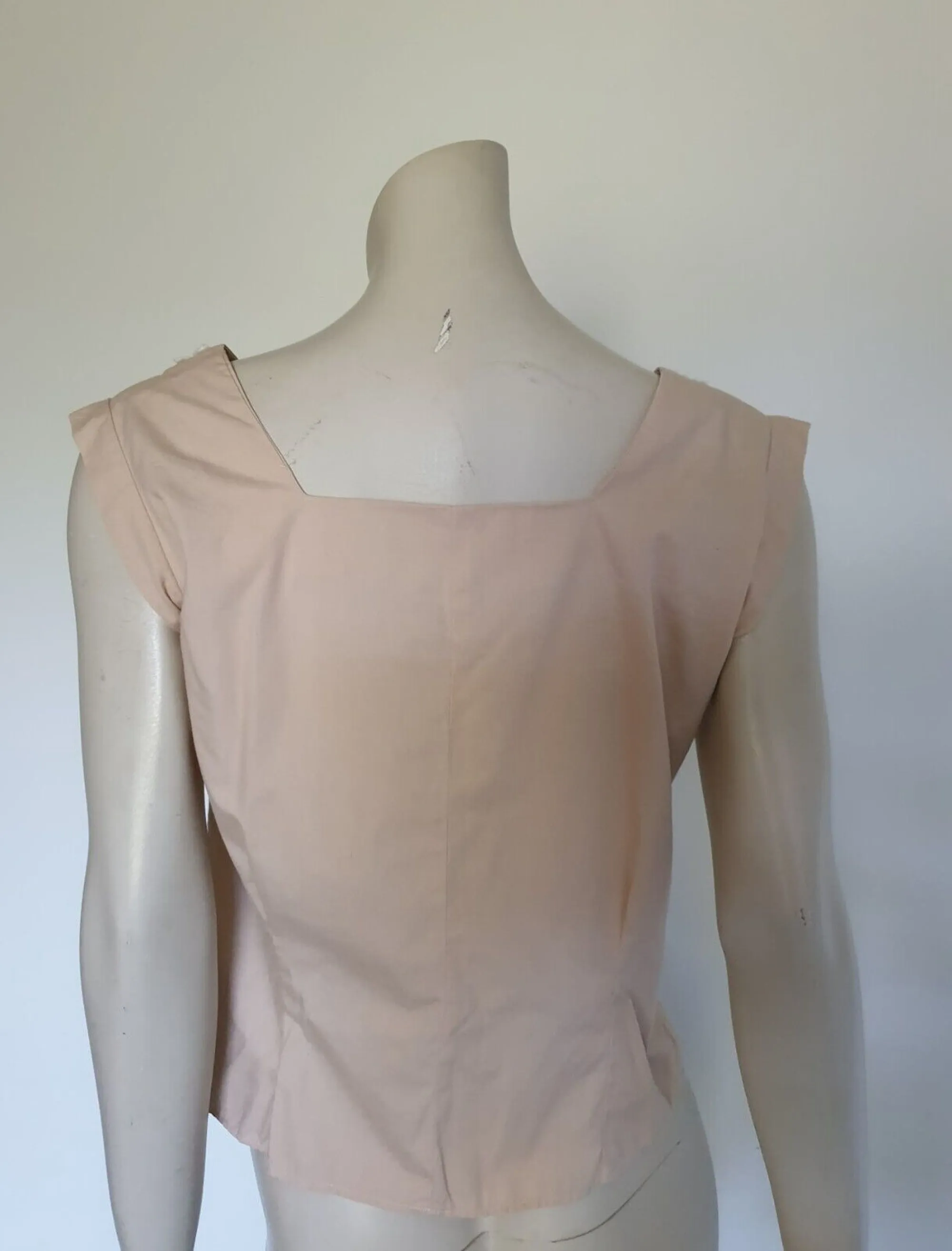 Wounded 1960s Cotton Pull Over Top