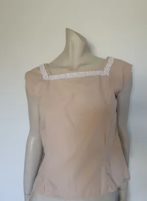 Wounded 1960s Cotton Pull Over Top