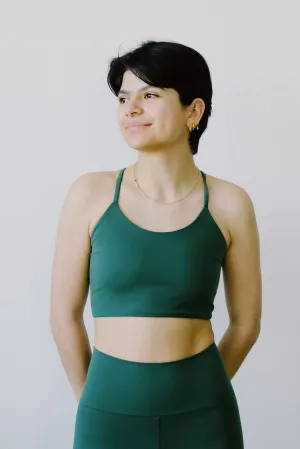 yoga top - anna - green