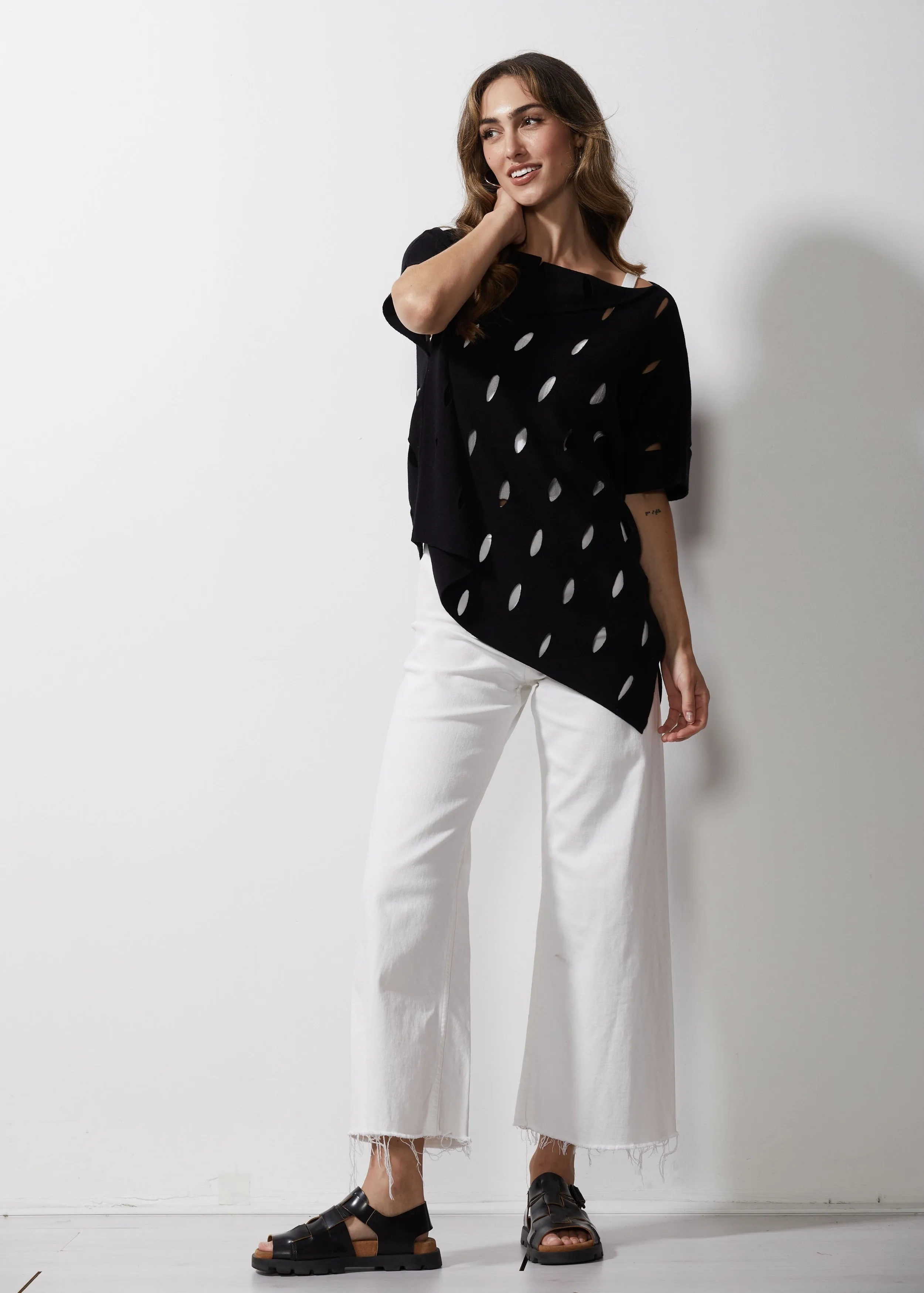 Z & P Holey Top - Black