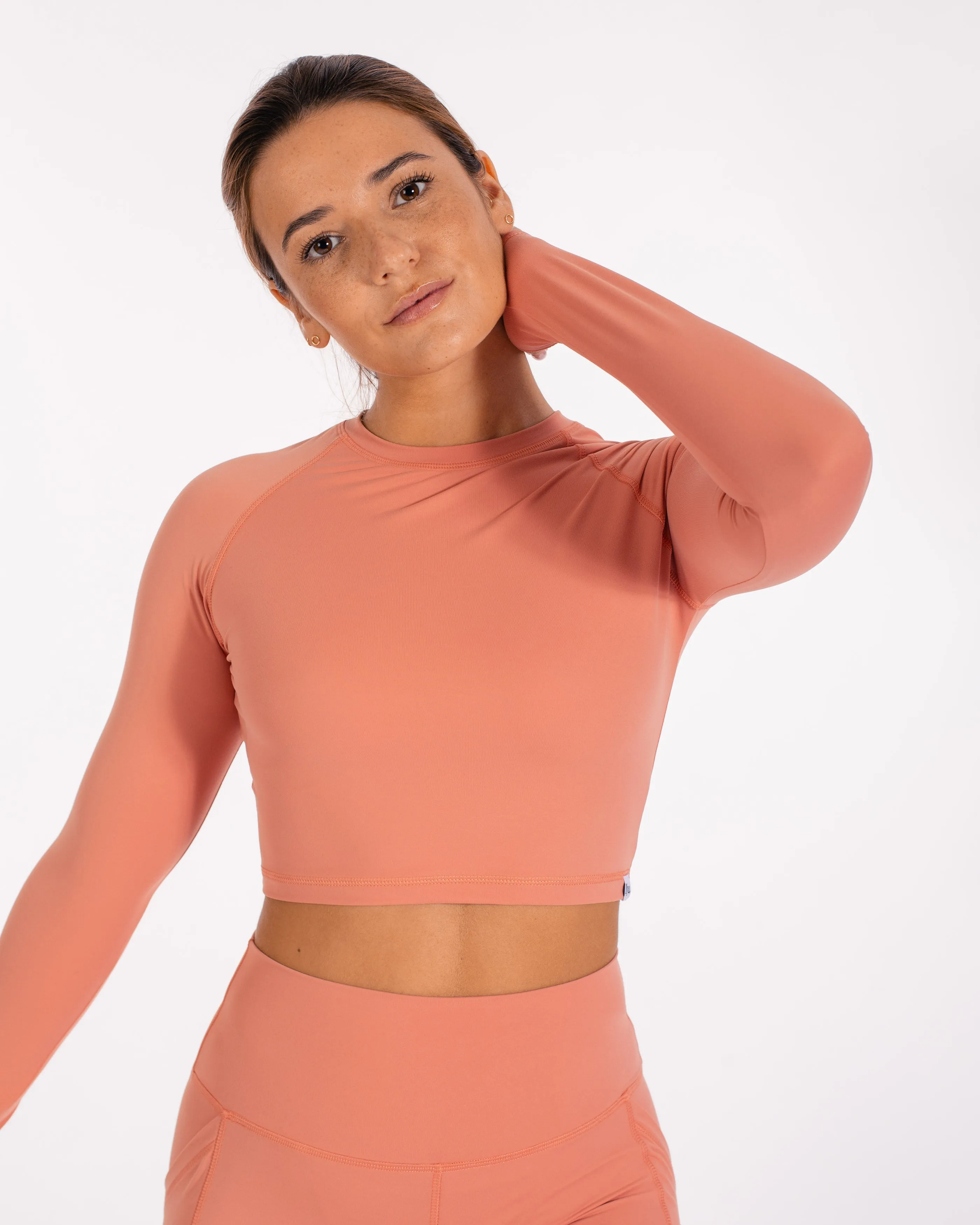 Zen Crop Top - Blush