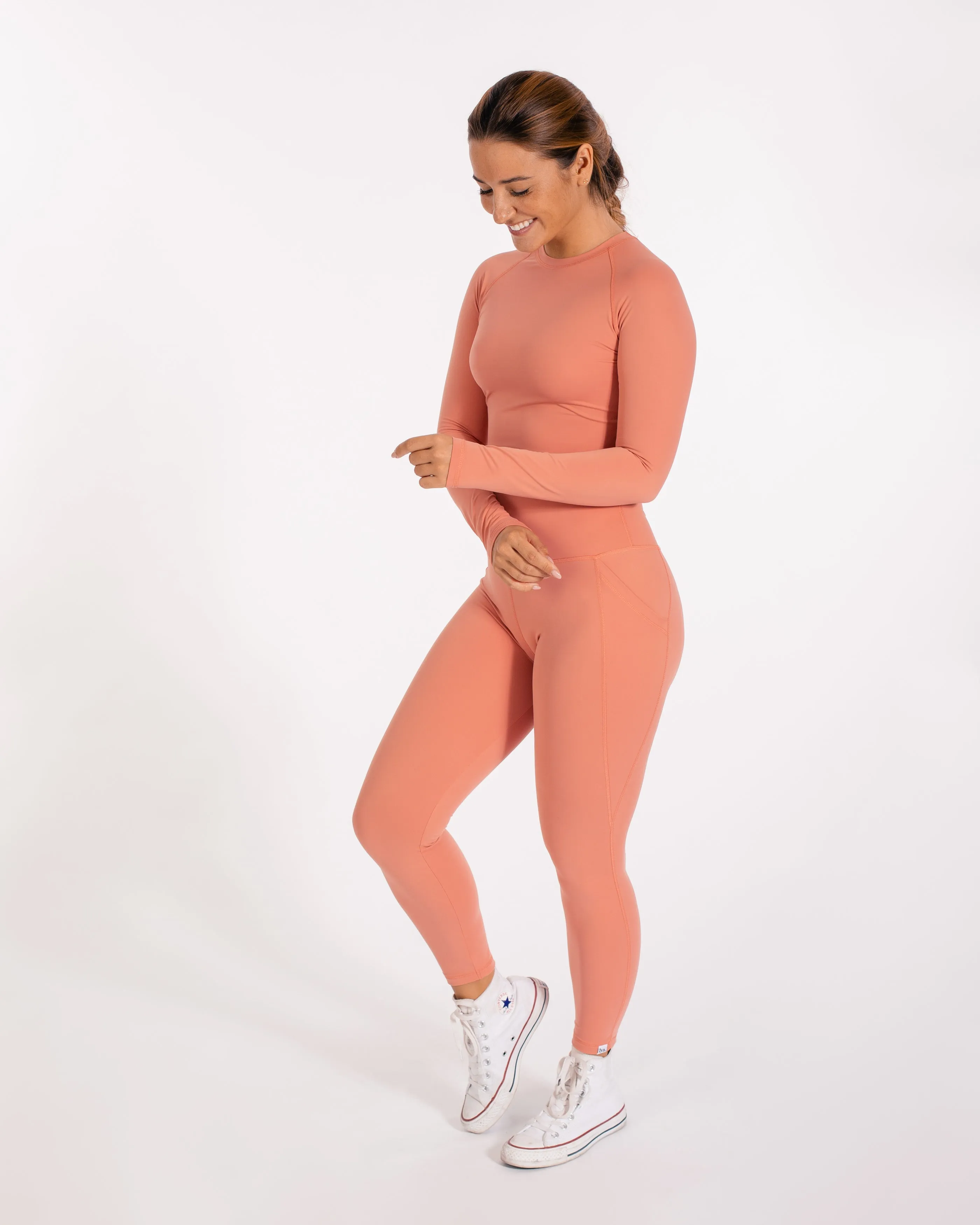 Zen Crop Top - Blush