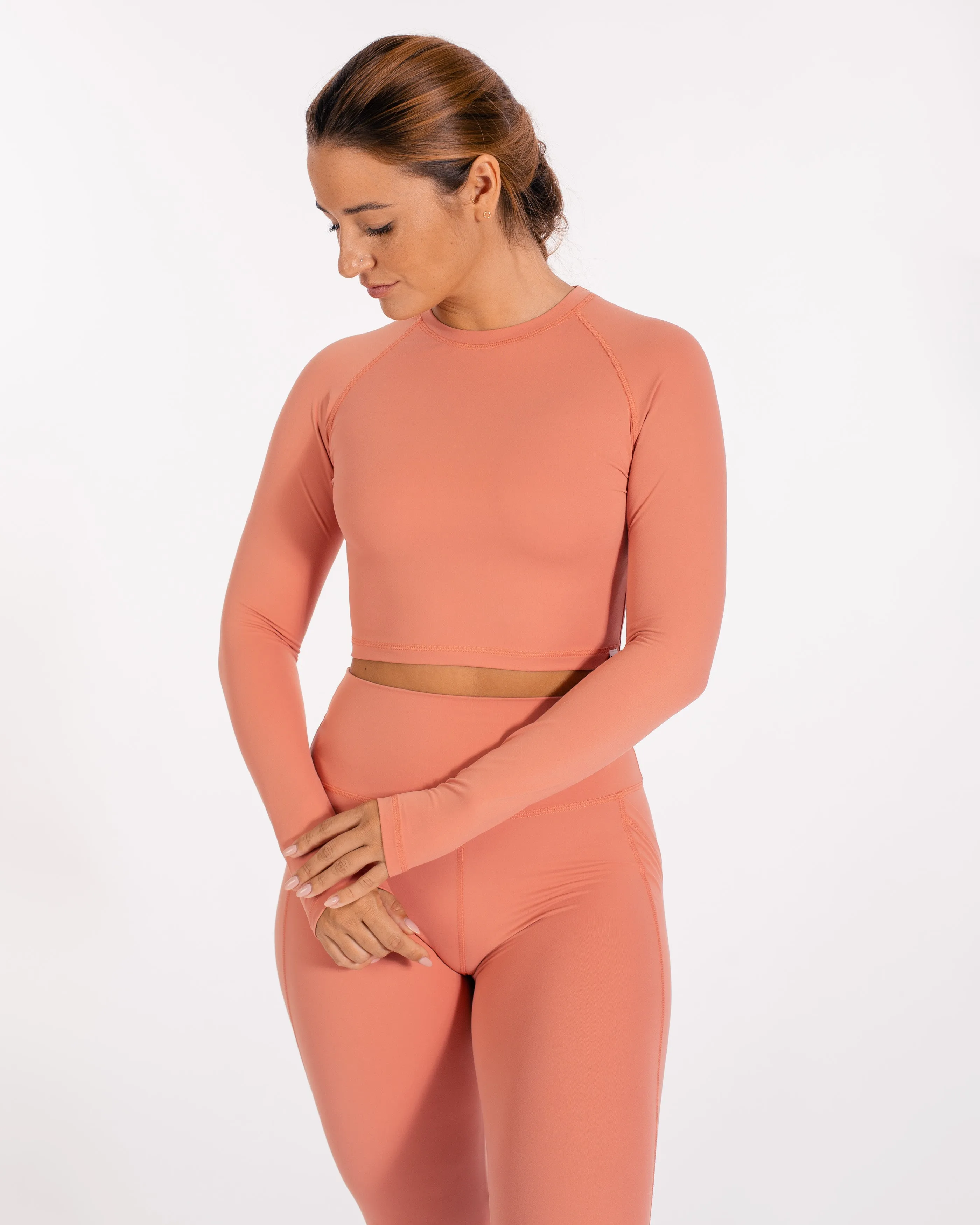 Zen Crop Top - Blush