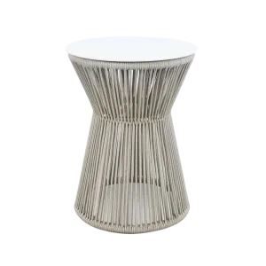 Zepher Rope and Aluminium Side Table